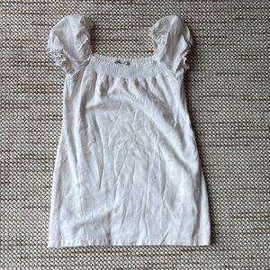 Abercrombie & Fitch White Mini Dress